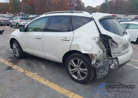 2012 Nissan Murano Le из США, поврежденный, VIN JN8AZ1MU5CW112571